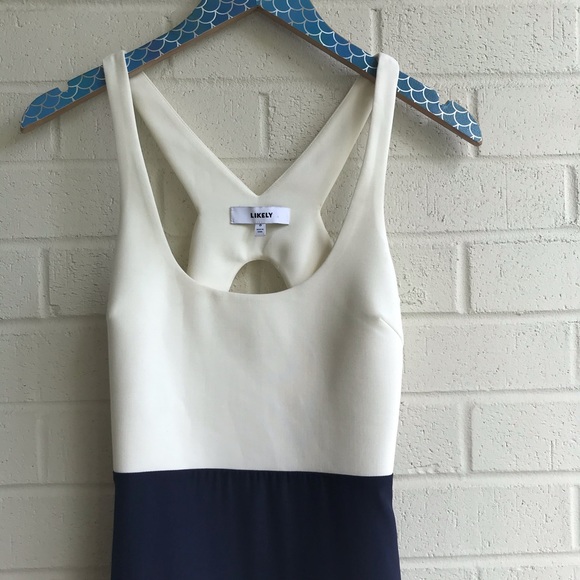 Revolve Likely Color Block Chiffon Cut Out Dress - Picture 2 of 10